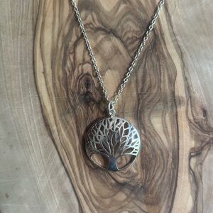 Silver Tree of Life Pendant Necklace